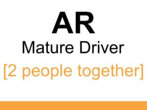 AR Mature Driver Course [2 people together]