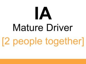 IA Mature Driver Course [2 people together]