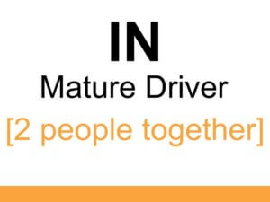 IN Mature Driver Course [2 people together]