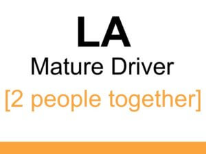 LA Mature Driver Course [2 people together]