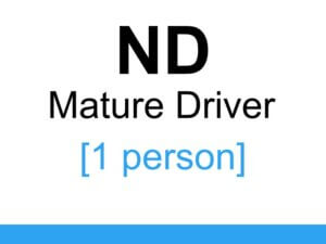 ND Mature Driver Course [1 person]