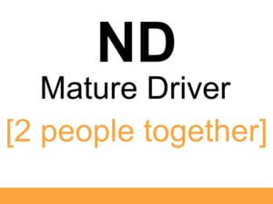 ND Mature Driver Course [2 people together]
