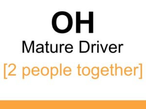 OH Mature Driver Course [2 people together]