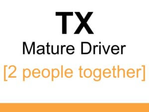 TX Mature Driver Course [2 people together]